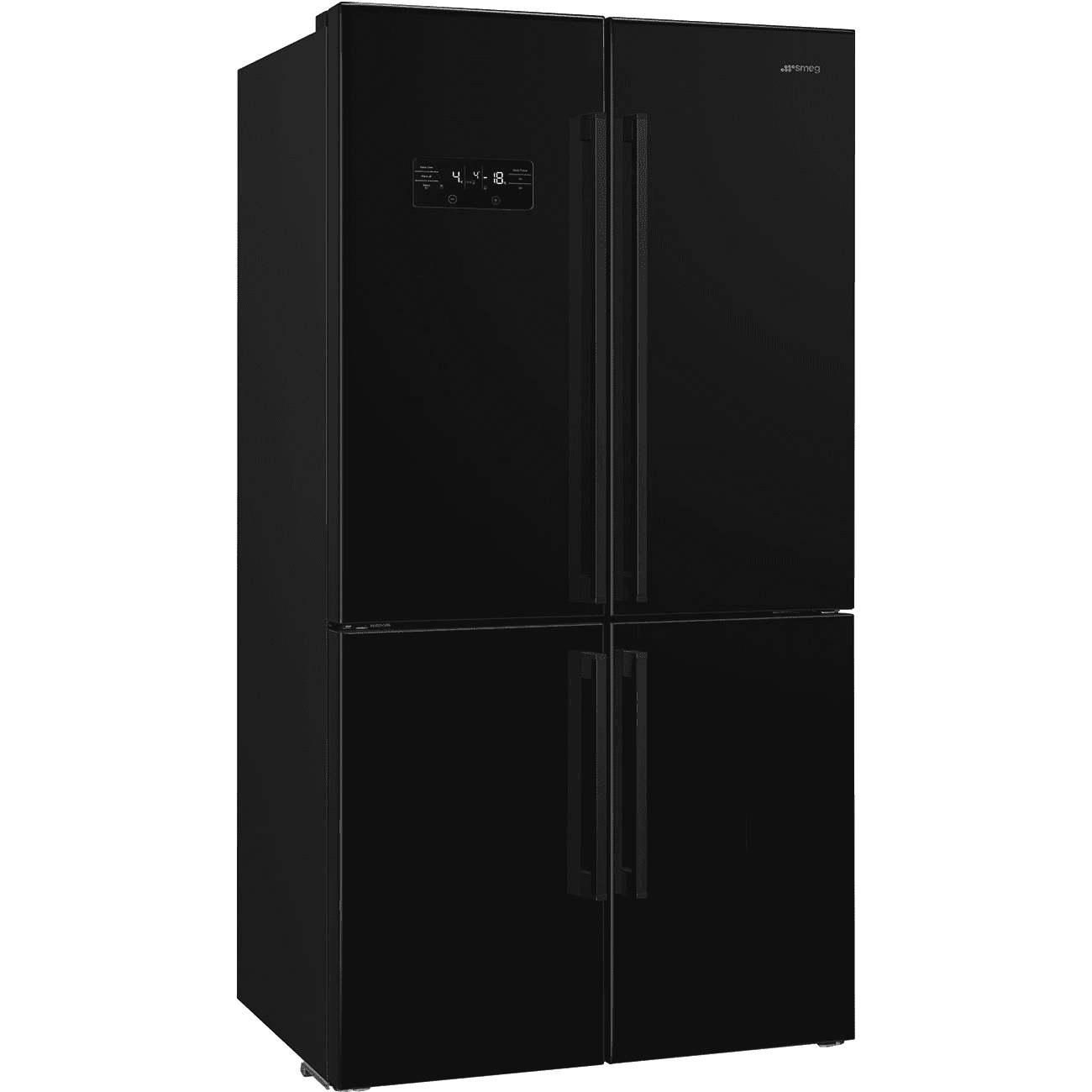 Smeg Black/Blue/Light Fq60nde Universal Quad Door Fridge Freezer 160Cm To 189Cm
