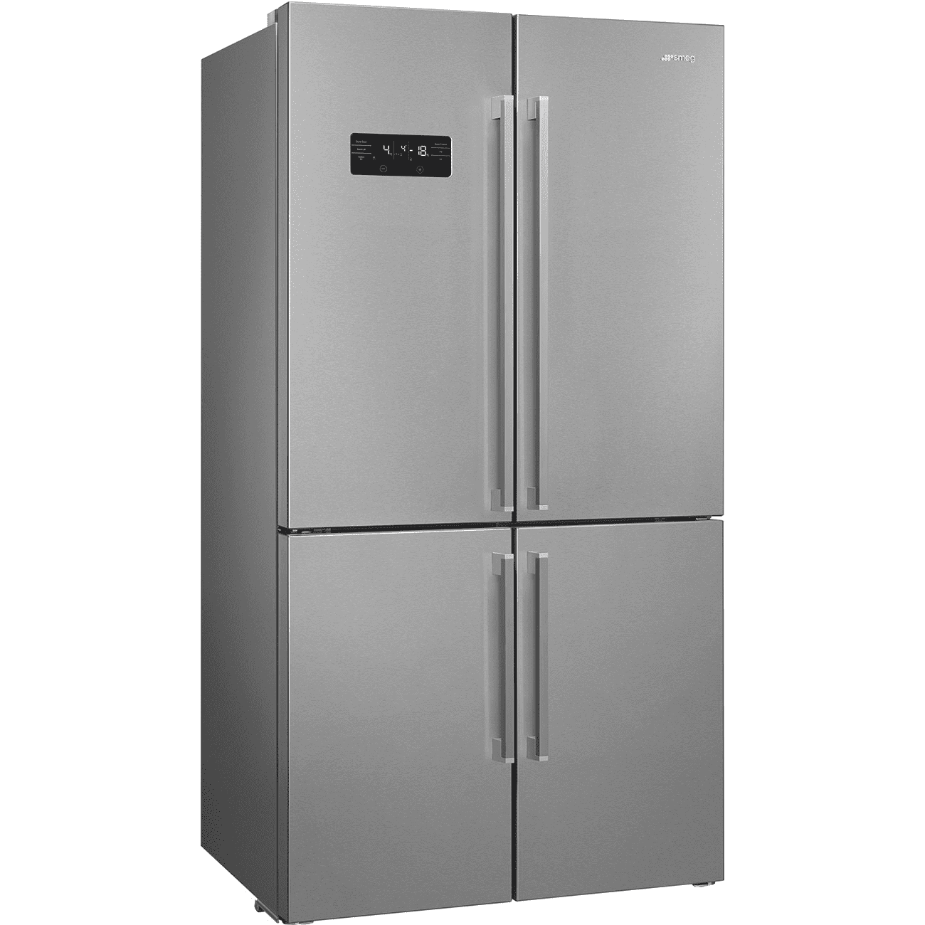 Smeg Fq60xdf Universal Freestanding Quad Door Fridge Freezer 160Cm To 189Cm