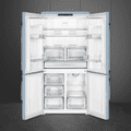 Smeg FQ960PB6 Victoria Freestanding Quad Door Fridge Freezer
