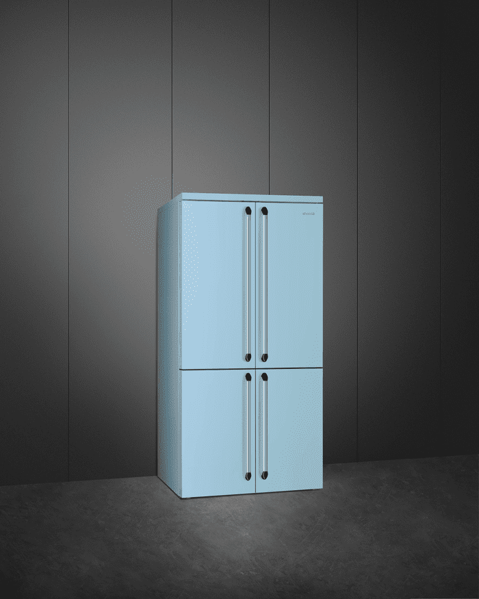 Smeg FQ960PB6 Victoria Freestanding Quad Door Fridge Freezer