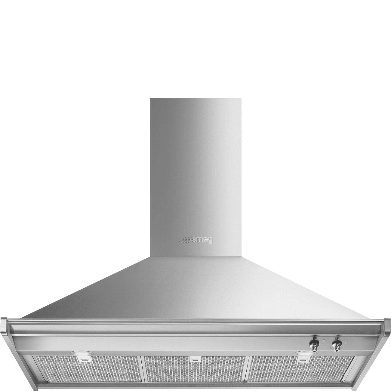 Smeg Kd100hxe 100Cm Chimney Wall Hood Stainless Steel 90Cm To 119Cm