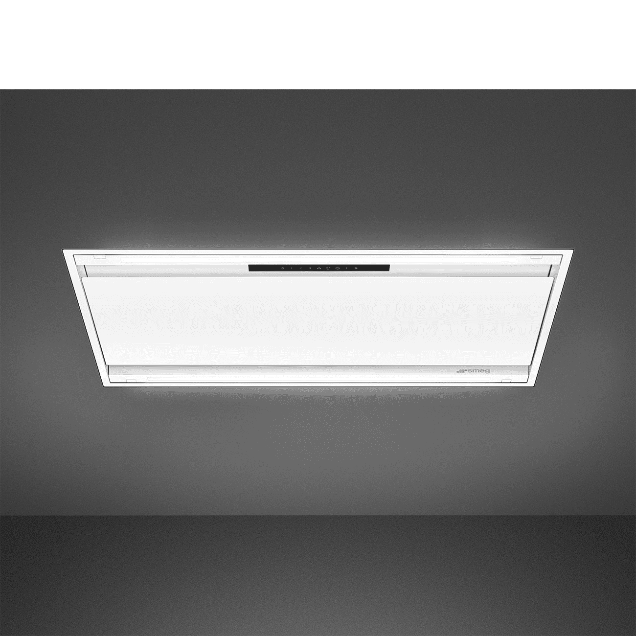Smeg White Klt9l4wh 90Cm Ceiling Extractor Hood 90Cm To 119Cm