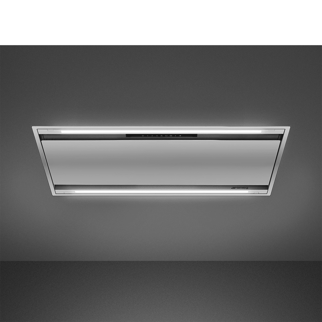 Smeg Klt9l4x 90Cm Ceiling Extractor Hood 90Cm To 119Cm