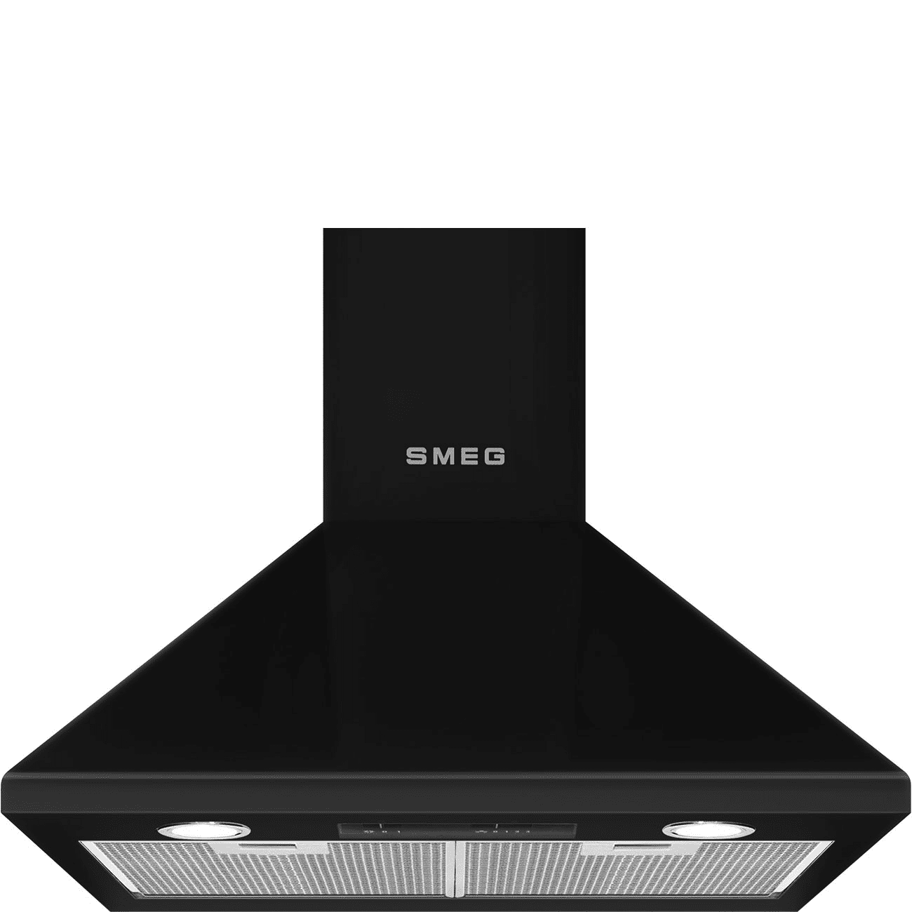 Smeg Black Ksed65nee 60Cm Chimney Wall Hood 60Cm To 89Cm