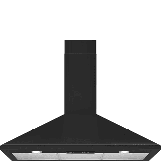 Smeg KSED95MBL 90cm Chimney Wall Hood in Matt Black