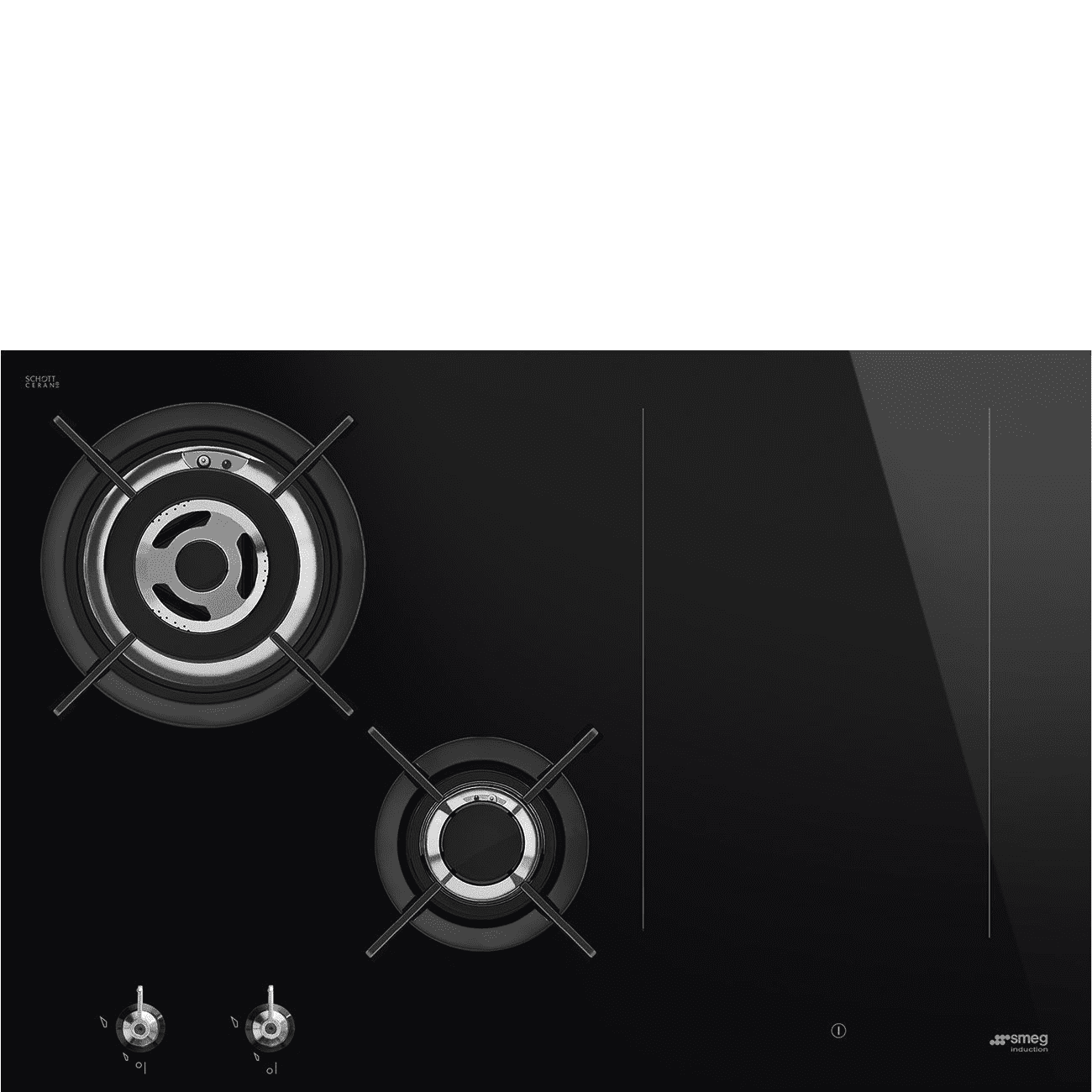 Smeg Pm3743d 75Cm Mixed Fuel Hob 60Cm To 89Cm