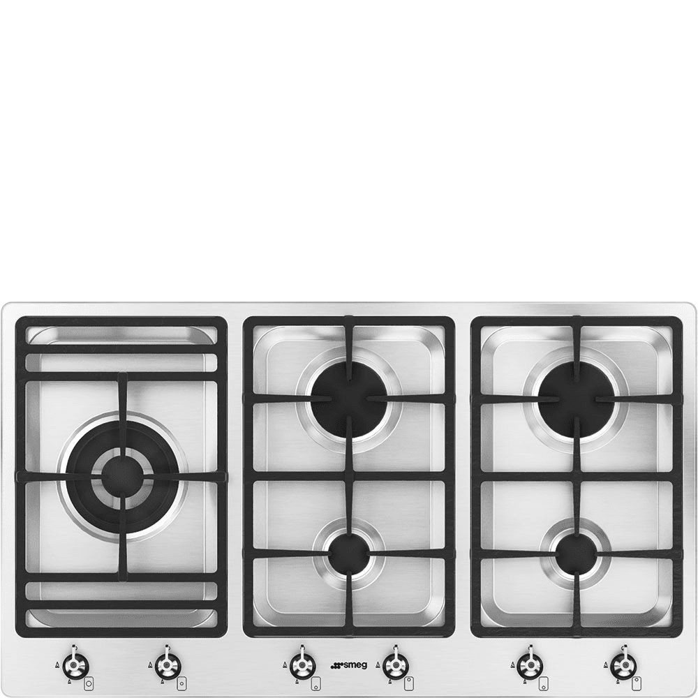 Smeg Ps906-5 5 Burner 90Cm Gas Hob 90Cm To 119Cm