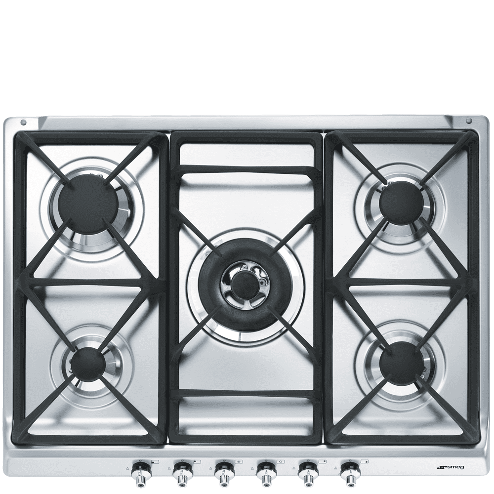 Smeg Se70sgh-5 5 Burner 70Cm Gas Hob 60Cm To 89Cm