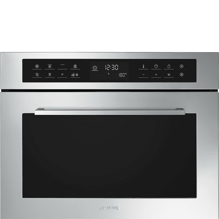 Smeg Sf4400mcx1 Built In Microwave Combi Oven 40Cm To 59Cm