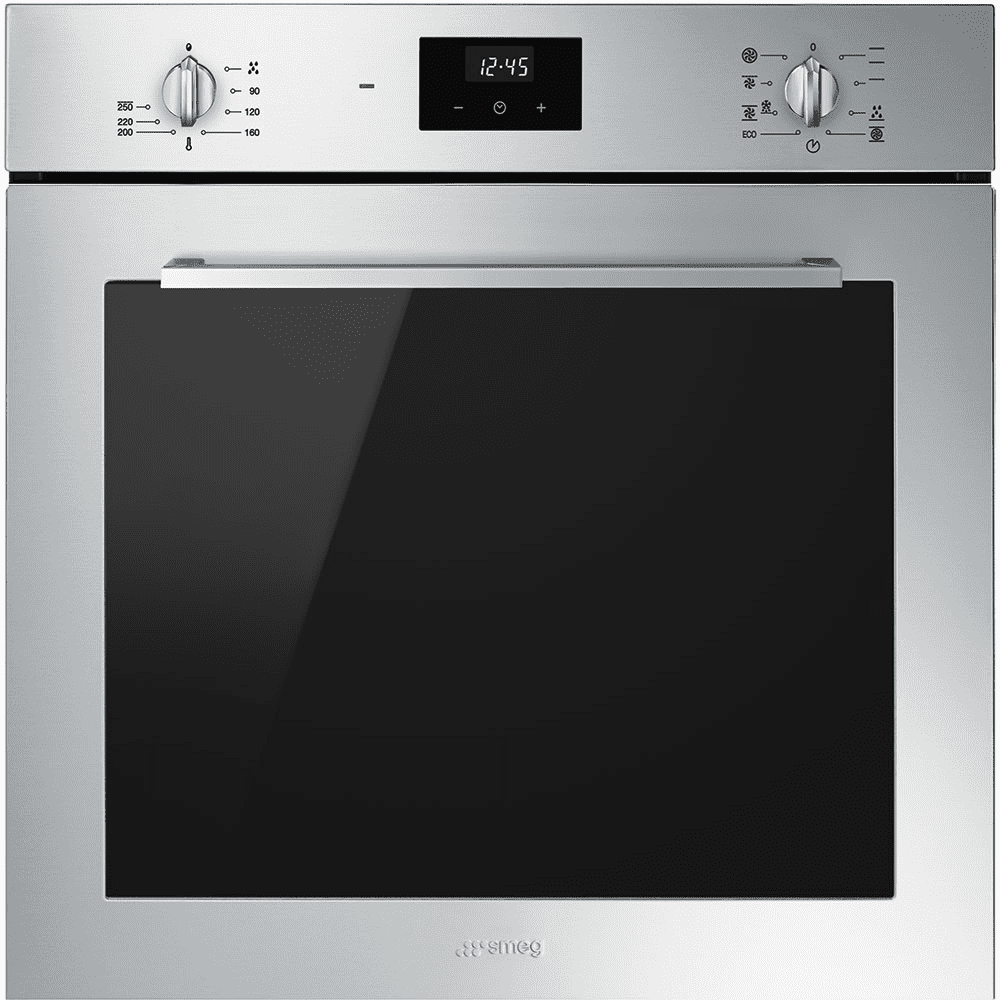 Smeg Black Sf6400tvx Built In Single Oven 60Cm To 89Cm