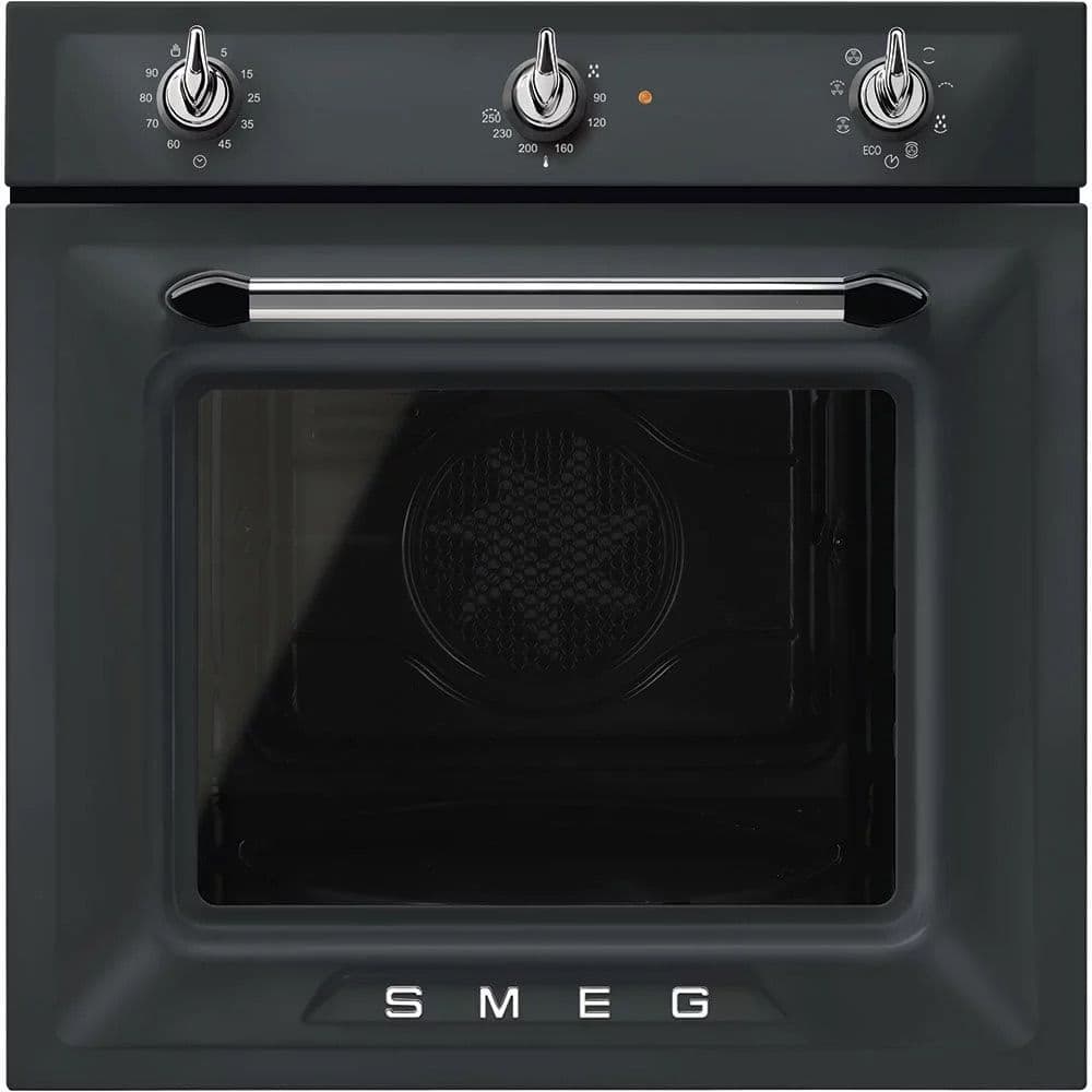 Smeg Black/Cream Sf69m3tno Built In Single Oven 60Cm To 89Cm