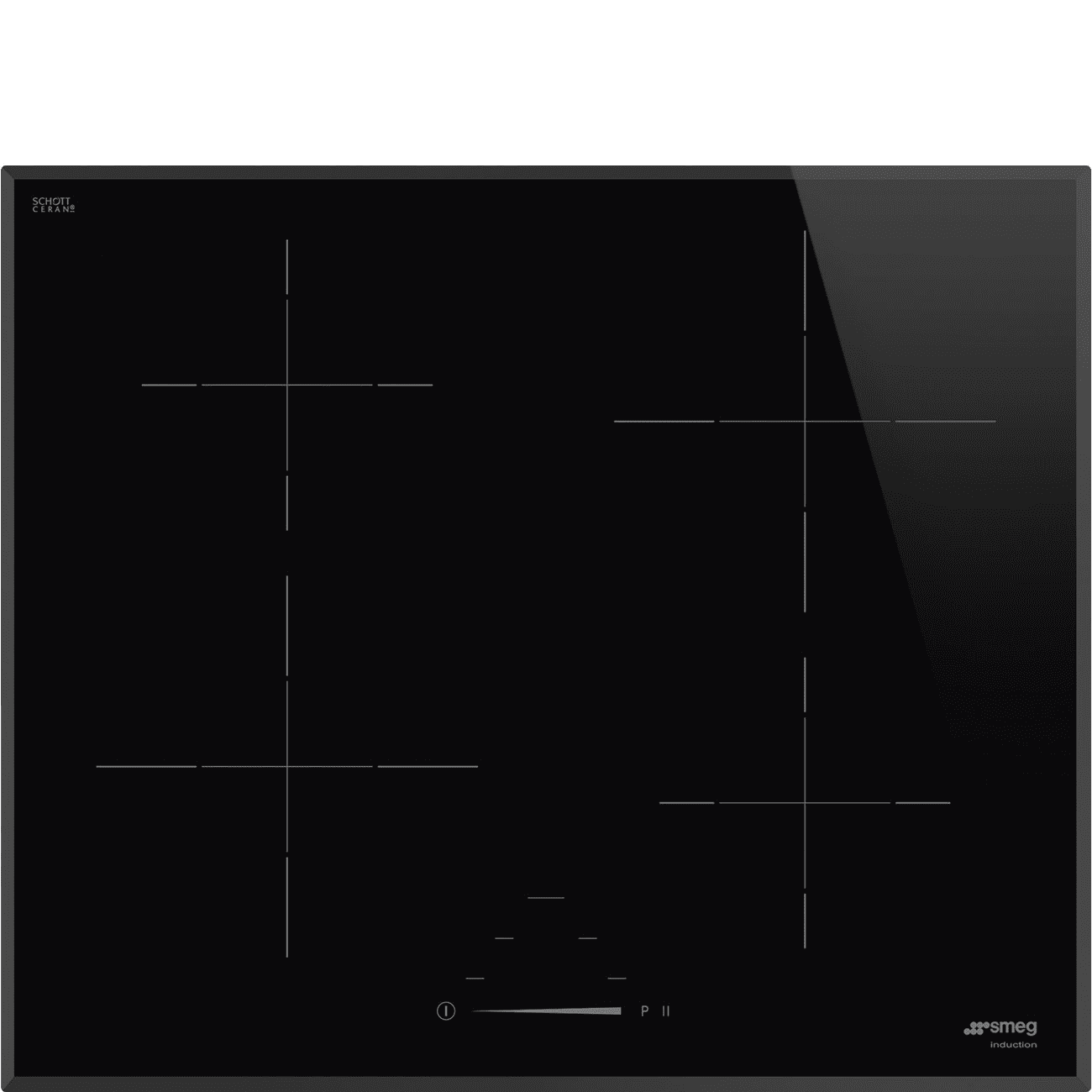 Smeg Red Si4642b 4 Zone 60Cm Induction Hob 60Cm To 89Cm