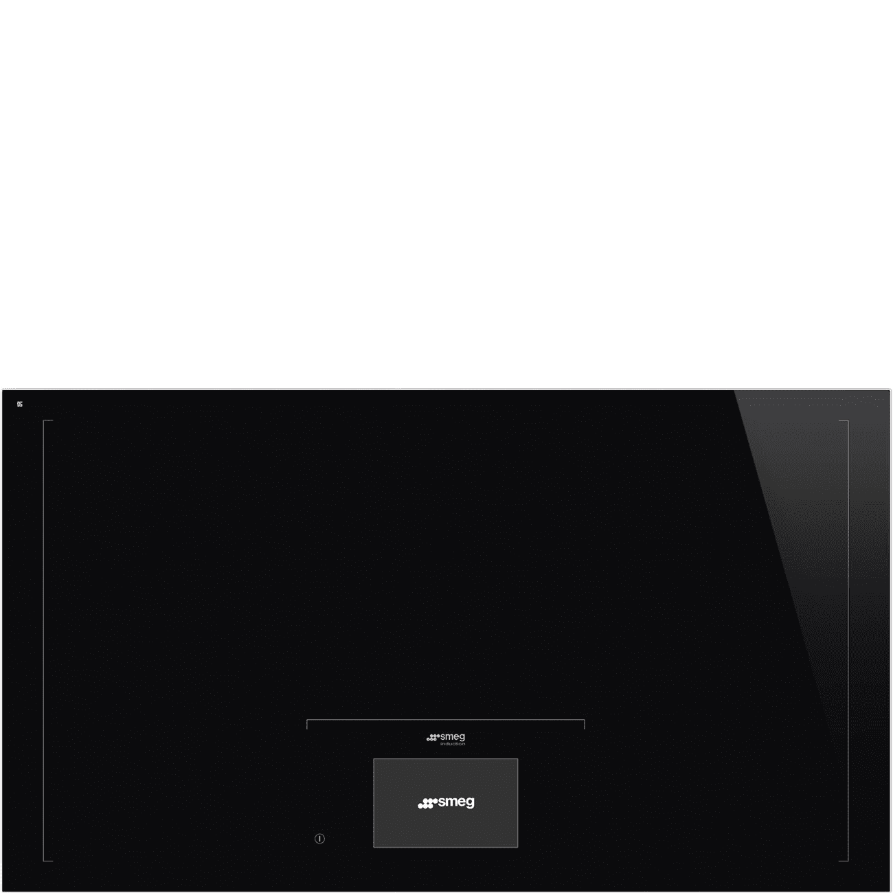 Smeg Black Sia1963d 6 Zone 90Cm Induction Hob 90Cm To 119Cm