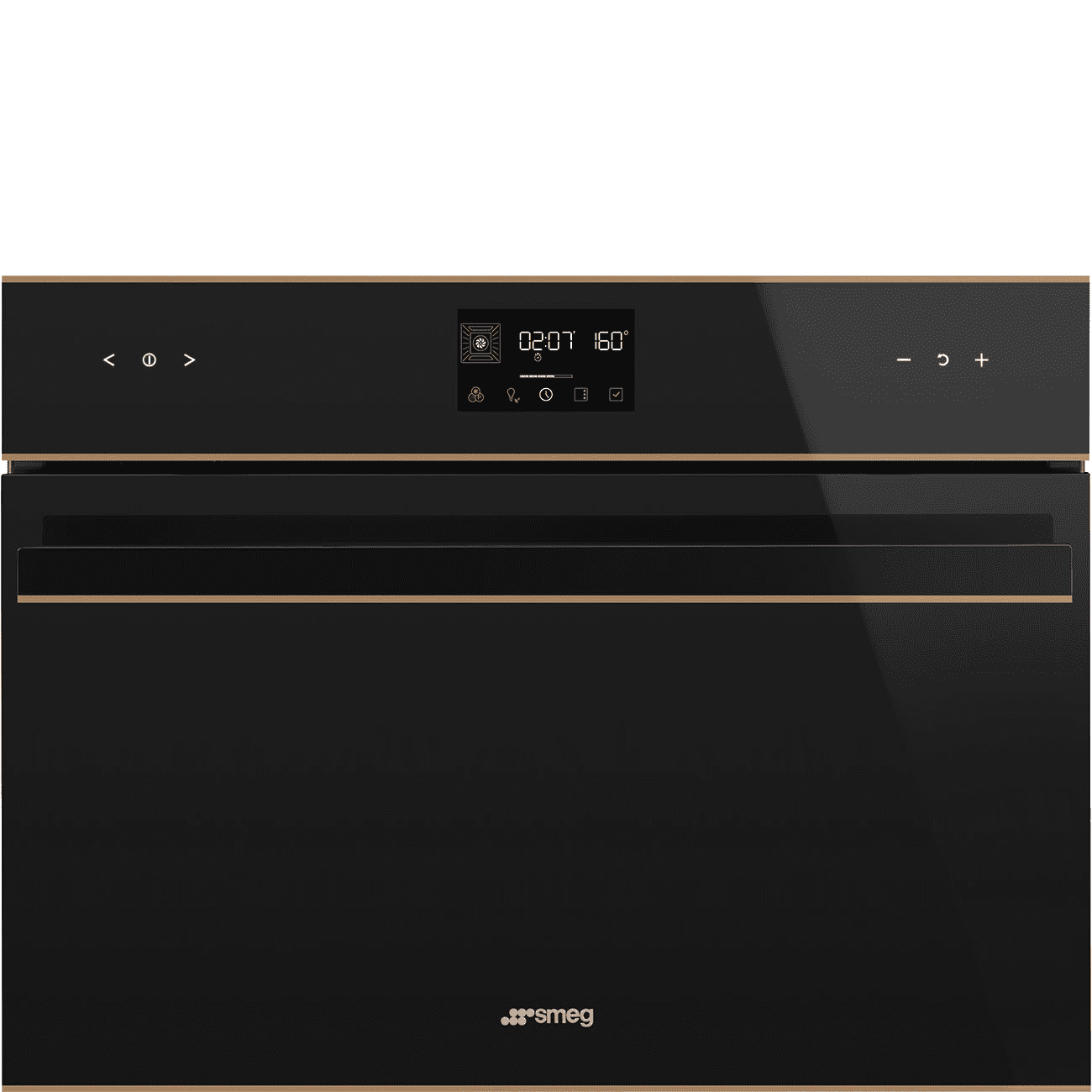 Smeg Black So4602m1nr Built In Single Oven With Microwave 40Cm To 59Cm