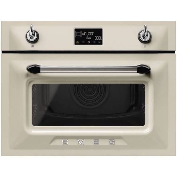 Smeg Cream So4902m1p Victoria Built In Combi Microwave 40Cm To 59Cm