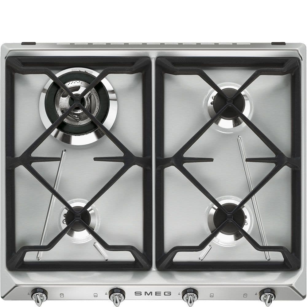 Smeg Sr964xgh 4 Burner 60Cm Gas Hob 60Cm To 89Cm