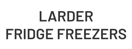 Larder Fridge Freezers available from Miele, Smeg, AEG and Bertazzoni