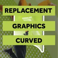 Formulate Curve stretch fabric display stands