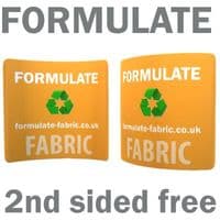 Formulate Curve stretch fabric display stands
