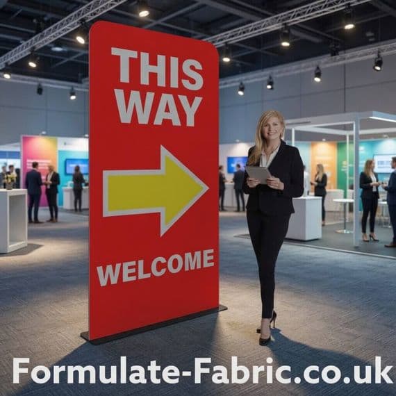 Formulate Monolith Fabric banner stand in multiple sizes. Free double sided print.