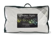 All Natural Duck Feather & 10% Down Pillows Pair