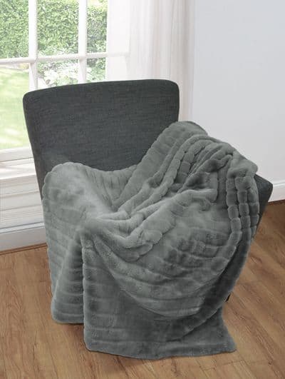 Boa Throw Grey