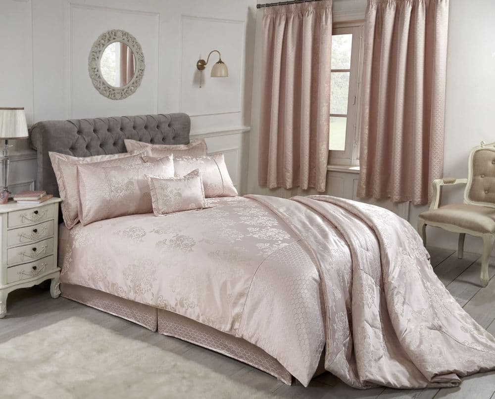 Chatsworth King Size Duvet Cover Blush