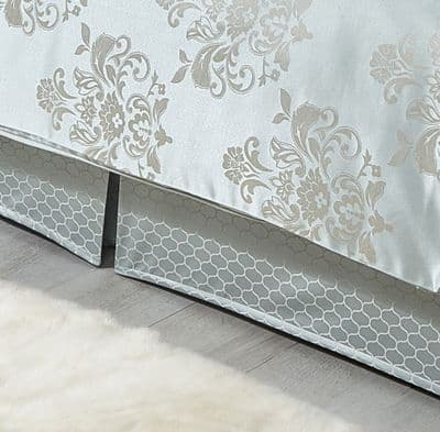 Chatsworth King Size Platform Valance Duck Egg