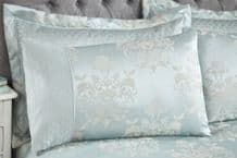 Chatsworth Pair of Housewife Pillowcases Duck Egg