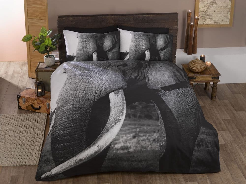 Elephant King Size Duvet Set