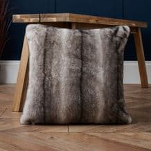 Faux Fur Cushion Natural
