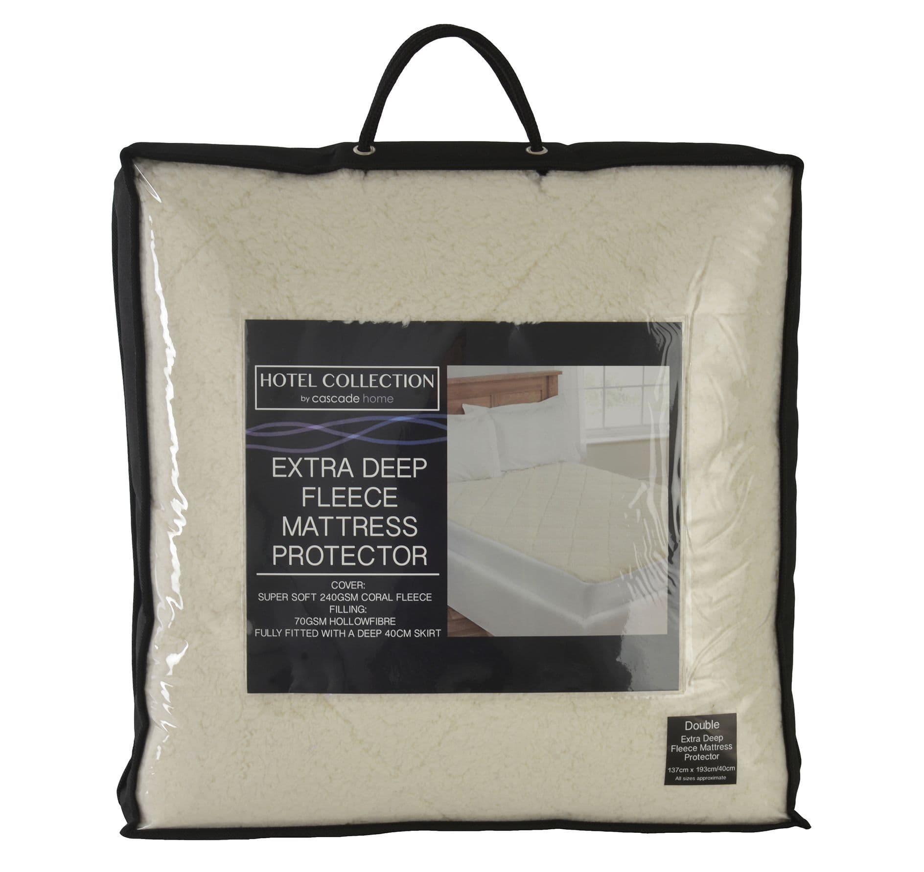 Hotel Collection Luxury Extra Deep Fleece Mattress Protector KS