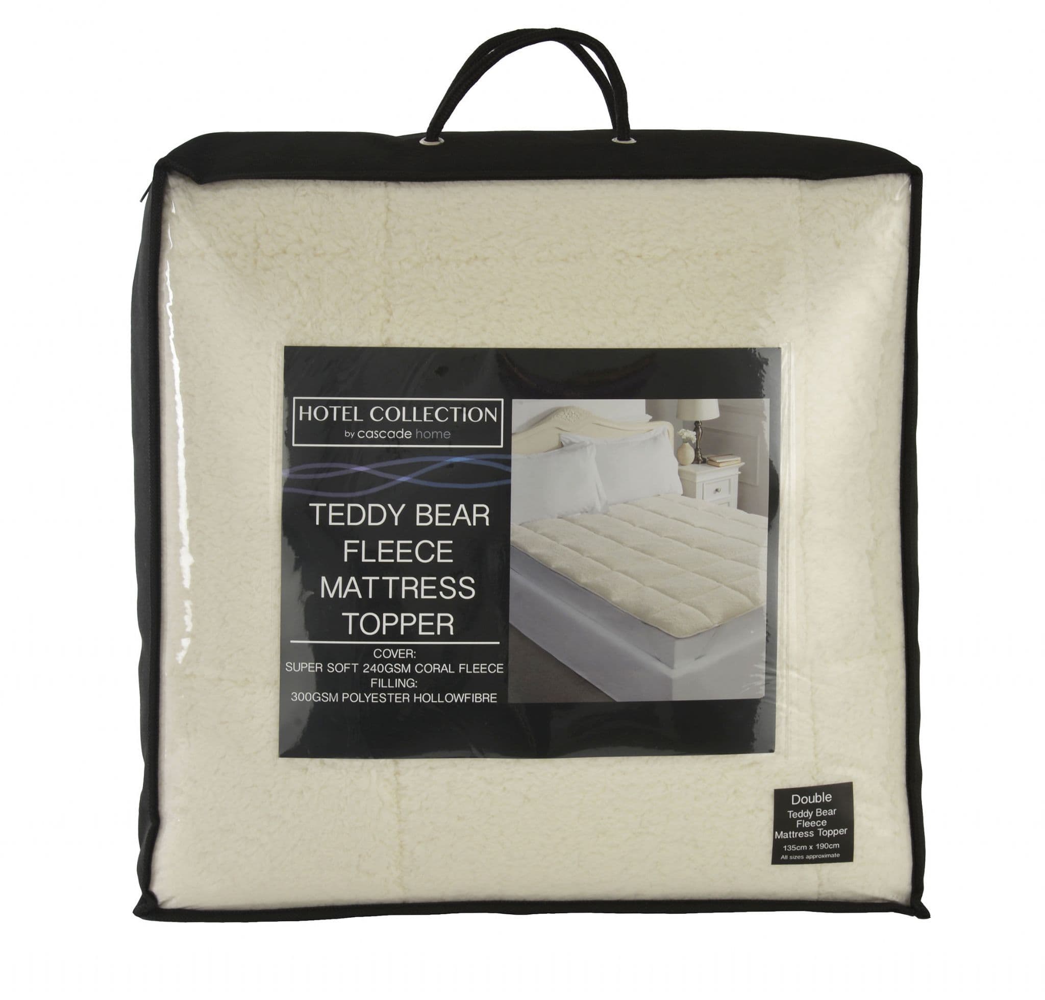 Hotel Collection Luxury Teddy Bear Fleece Mattress Enhancer SB