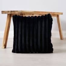 Jumbo Cord Cushion Black