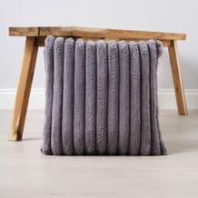 Jumbo Cord Cushion Grey