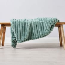 Jumbo Cord Throw Silt Green