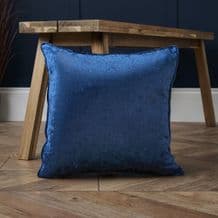 Luxury Crushed Velvet Cushion Navy