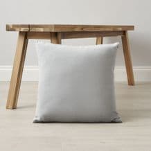 Matte Velvet Cushion Silver