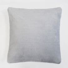 Microfleece Cushion 45x45cm Silver