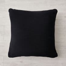 Microfleece Cushion 59x59cm Black