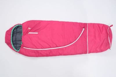 Mummy Shaped Kids Sleeping Bag Pink