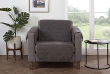 Single Chair Cover Grey