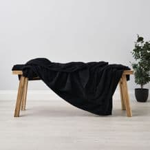 Snugglie Fleece Throw Black