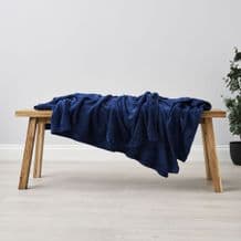 Snugglie Fleece Throw Navy
