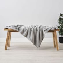 Snugglie Fleece Throw Silver