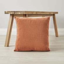 Super Soft Chenille Cushion Terracotta