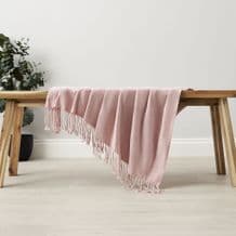 Super Soft Chenille Throw Blush