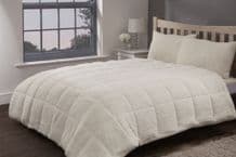 Super Soft Teddy Bear Duvet 13.5tog Single Cream
