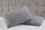 Super Soft Teddy Bear Pair of Pillows Grey