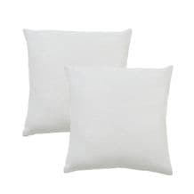 Twin Pack Cushion Mid Grey
